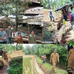 Survei Lokasi Drainase Oleh Dinas PUPR di Pekon Siliwangi