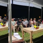 doa bersama dalam ulang tahun kemprus ke 6 di lapangan siliwangi